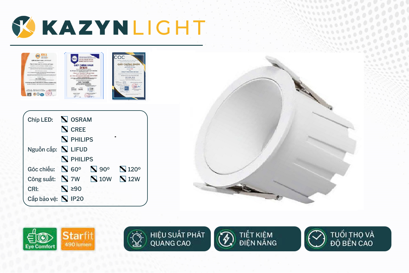 Âm Trần Sportlight LUMO - KZ013CT